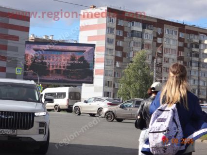 Размещение рекламы нашего клиента «Лада Эстет» на видеоэкранах в Ижевске